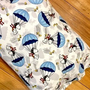 Snoopy Peanuts pillow travel airplane car size removable case washable r…